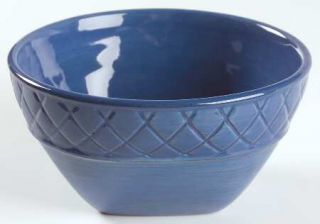 Pfaltzgraff Paradise Cove Soup/Cereal Bowl, Fine China Dinnerware   Blue, Etched