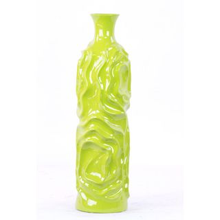 Ceramic Vase Green 20h
