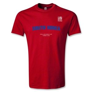 Euro 2012   FIFA U 20 World Cup 2013 South Korea T Shirt (Red)