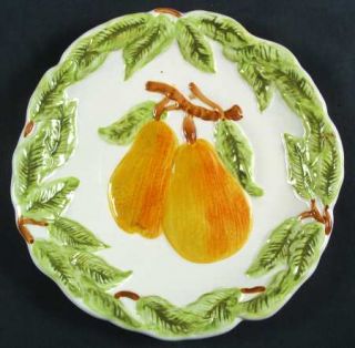 Charter Club Summer Grove Sculpted Salad Plate, Fine China Dinnerware   Fruit &