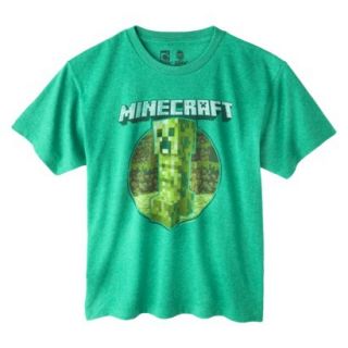 Minecraft Boys Graphic Tee   Green S