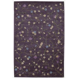 Nourison Hand tufted Julian Floral Purple Rug (36 X 56)