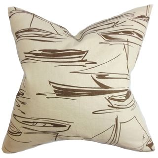 Gamboola Nautica Down Filled Throwl Pillow Brown