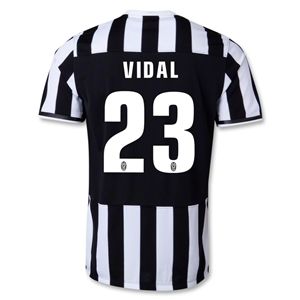 Nike Juventus 13/14 VIDAL Home Soccer Jersey