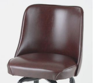 Royal Industries Replacement Bucket Bar Stool Seat, Brown