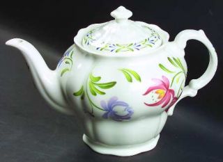 Royal Doulton Ambleside Teapot & Lid, Fine China Dinnerware   White Background