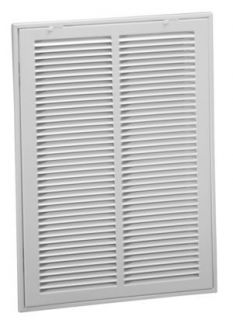 Hart Cooley 673 25x14 W Air Return Grille, 25 W x 14 H, 673 Steel Return Filter Grille for Sidewall/Ceiling White (043528)