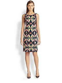 Erdem Peyton Floral Dress   Navy