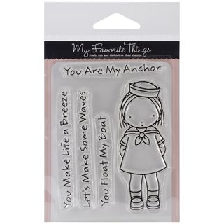My Favorite Things Pure Innocence Stamps 3x4 Sheet sailor Girl