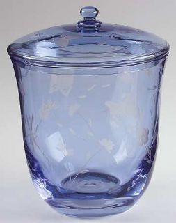 Lenox China Butterfly Meadow Glassware Biscuit Barrel with Lid, Fine China Dinne