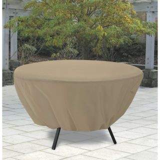 Classic Accessories Round Patio Table Cover   Tan, Model 58202