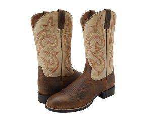 Ariat Round Up Stockman Cowboy Boots (Brown)