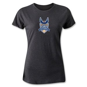 hidden Carolina Railhawks Womens T Shirt (Black)