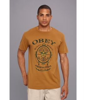 Obey OBEY Chronic Antique Tee Mens Short Sleeve Pullover (Brown)
