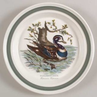 Portmeirion Birds Of Britain (Green Band On Rim) Dinner Plate, Fine China Dinner