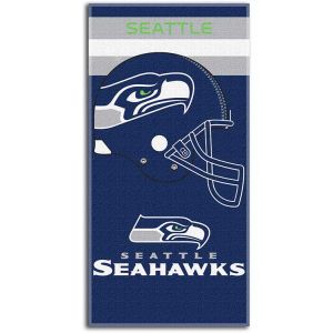 Seattle Seahawks Northwest Company NFL Double Covered Beach Towel
