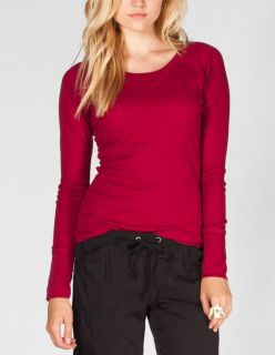 Essential Womens Thermal Berry In Sizes X Large, Small, Large, X Smal