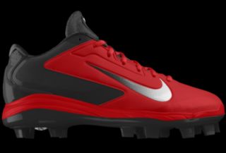 Nike Air Huarache Pro Low MCS iD Custom Kids Baseball Cleats (4y 6y)   Red