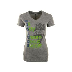 Seattle Sounders FC adidas MLS Womens Dream About Soccer Raglan T Shirt