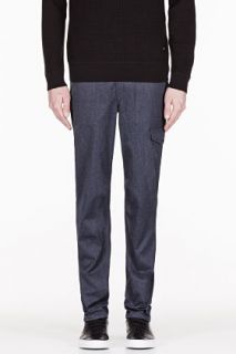 Rag And Bone Navy Fatigue Trousers