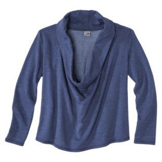 C9 by Champion Womens Yoga French Terry Layering Top   Slate Blue XS