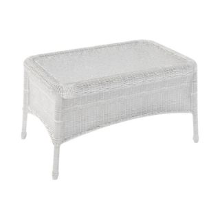 Chicago Wicker and Trading Co Forever Patio Rockport Coffee Table   FP ROC CT WH