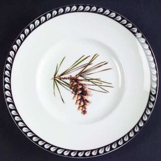 Lenox China Etchings Pine Bough Salad/Dessert Plate, Fine China Dinnerware   Pin