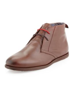 Abe Leather Desert Boot, Brown