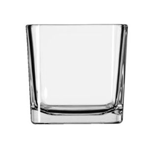 Libbey Glass 22 oz Clear Glass Cube Voltive Candle Holder