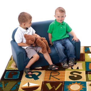 Brand New World Enviro Child Upholstered Toddler Sofa Chocolate   FI2C100