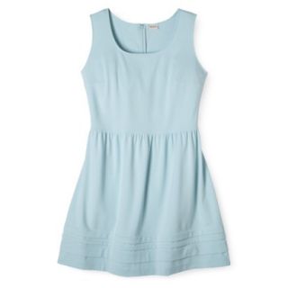 Merona Womens Plus Size Short Sleeve Ponte Dress   Blue 3X