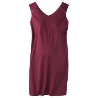 Liz Lange for Target Maternity Sleeveless Shoulder Zipper Dress   Berry M