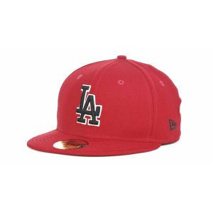 Los Angeles Dodgers New Era MLB Red BW 59FIFTY Cap