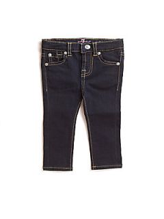 7 For All Mankind Infants Contrast Stitch Jeans   Rinsed Indigo