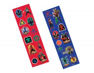 Power Rangers Samurai Sticker Strips