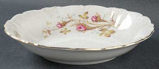 Winterling   Bavaria Moss Rose Coupe Soup Bowl, Fine China Dinnerware   Rose Bud
