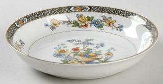 Noritake Paisley Coupe Soup Bowl, Fine China Dinnerware   Urn Of Fruit, Florals