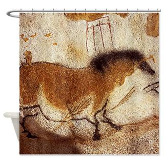  Lascaux Horse Painting Shower Curtain  Use code FREECART at Checkout