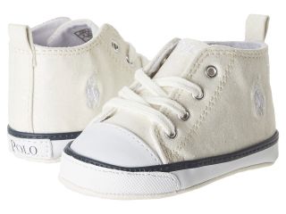 Ralph Lauren Layette Kids Harbour Hi Boys Shoes (White)