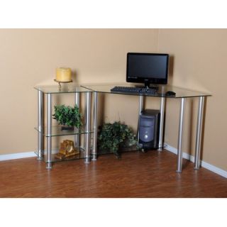RTA Home And Office Corner Computer Desk with 20 Modular Extension CT 0135