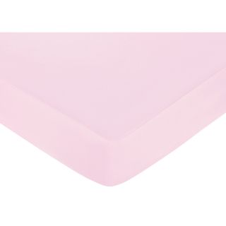 Sweet Jojo Designs Light Pink Fitted Crib Sheet