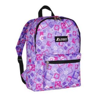 Everest Pattern Purple/pink/lavender Square Backpack