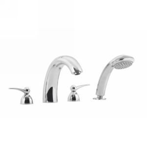 Hansgrohe 06669000 Metro Two Handle Roman Tub Faucet with Hand Shower