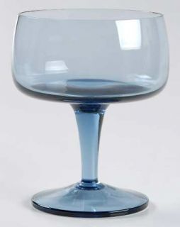 Gorham Images Medium Blue Champagne/Tall Sherbet   Medium Blue, Periwinkle Under