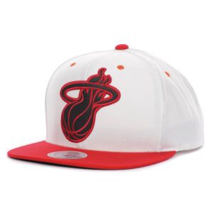 Miami Heat M And N Fire Red Collection Cap