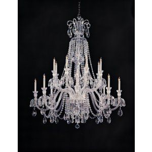 Crystorama Lighting CRY 5028 CH CL S Traditional Crystal Swarovski Elements Crys