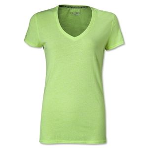 Under Armour Womens Charged Cotton Undeniable T Shirt (Neon Green)