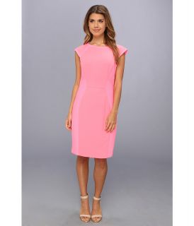 Ted Baker Jineen Contrast Texture Panels Dress Womens Dress (Pink)