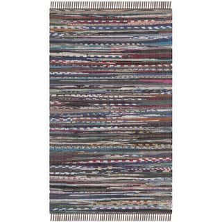 Safavieh Hand woven Rag Rug Rust Cotton Rug (3 X 5)