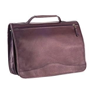 Vachetta Leather Expandable Briefcase   Vachetta